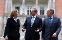 Pictured at the CEO Forum 2013 are L-R: Julie Sinnamon, CEO Enterprise Ireland, An Taoiseach Enda Kenny and Brendan Jennings, Managing Partner, Deloitte.