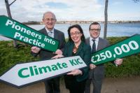 Pictured L-R: Tom Kelly, head of manufacturing and competitiveness Enterprise Ireland, Aideen O’Hora, executive director, The Green Way and Kieran Lettice, project manager, Energy Cork 
