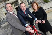 Pictured L-R are: Michael Culligan, National Director, HBAN; Donal Hanrahan founder of Elivar and Alison Cowzer, managing director of The Food Company.