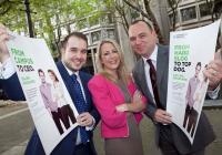 Left to right: Justin Conboy, CEO DRS Drag Reduction Systems, Sarita Johnston, Manager Graduate CSF Programme Enterprise Ireland and Myles Murray CEO PMD Solutions Ltd.