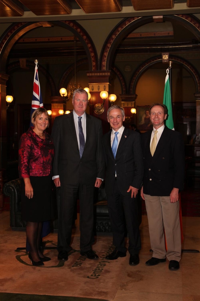 Pictured in Sydney are, L-R: Julie Sinnamon, CEO, Enterprise Ireland Aiden Callaly, COO, Solgari Richard Bruton TD, Minister for Jobs, Enterprise and Innovation Brian O’Doherty, CEO, Novatech